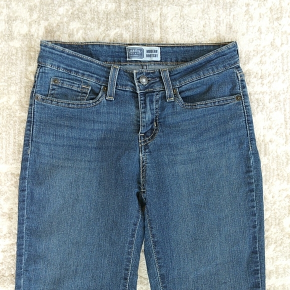 Signature Levi Strauss & Co. Modern Bootcut Jeans 4M Blue - Picture 6 of 14